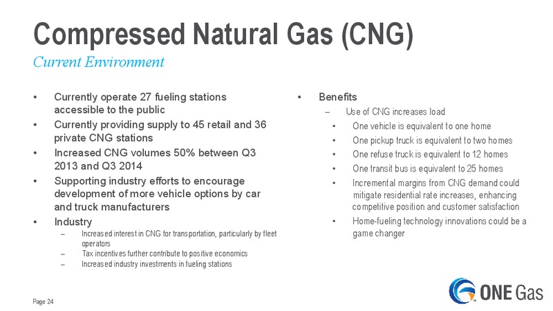 Jefferies 2014 Global Energy Conference – One Gas, Inc. – slide 23