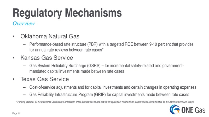 Evercore ISI Utility CEO Conference – One Gas, Inc. – slide 10