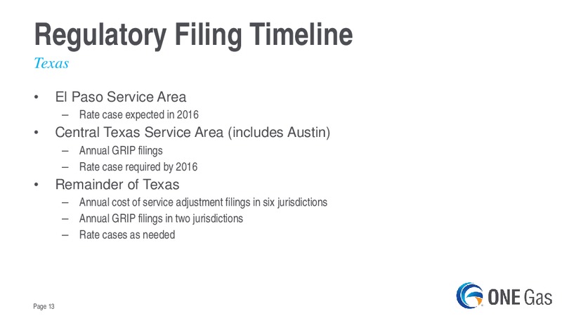 Evercore ISI Utility CEO Conference – One Gas, Inc. – slide 12