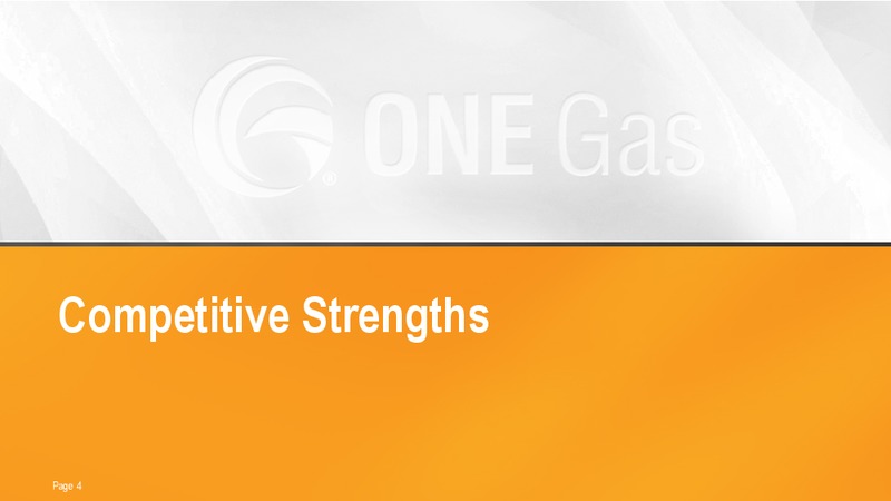 Goldman Sachs Power Utilities MLP Pipeline Conference – One Gas, Inc. – slide 3