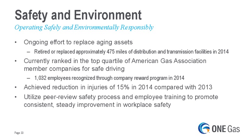 Bank of America Merrill Lynch 2015 Power & Gas Leaders Conference – One Gas, Inc. – slide 32