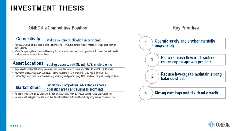 UBS MIDSTREAM CONFERENCE – Oneok Inc. – slide 7