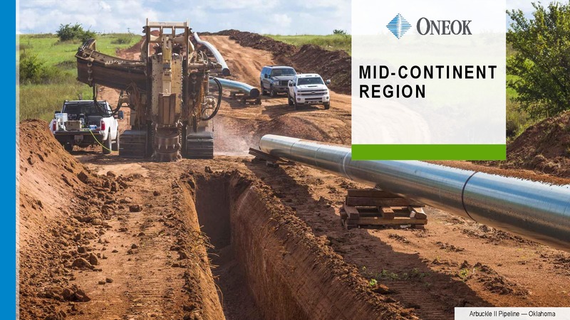 UBS MIDSTREAM CONFERENCE – Oneok Inc. – slide 42