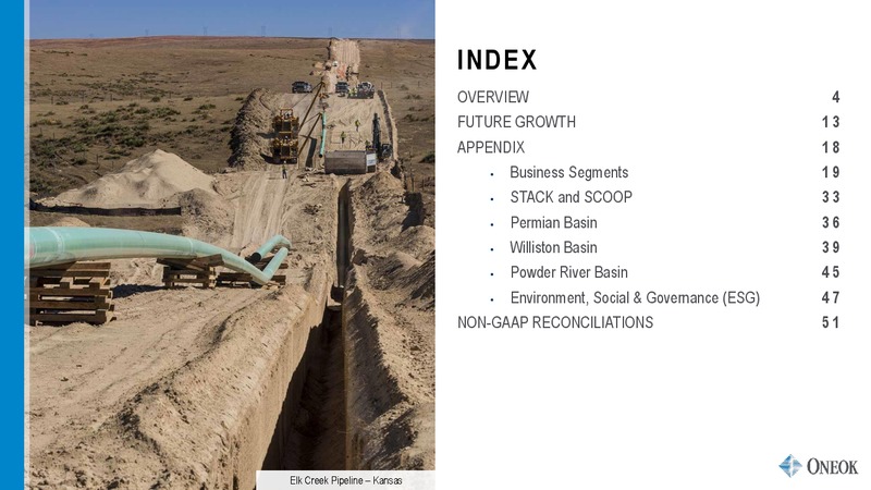 UBS Midstream and MLP Conference – Oneok Inc. – slide 2