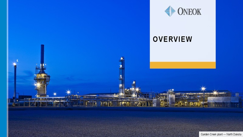 US Capital Advisors Midstream Corporate Access Conference – Oneok Inc. – slide 11