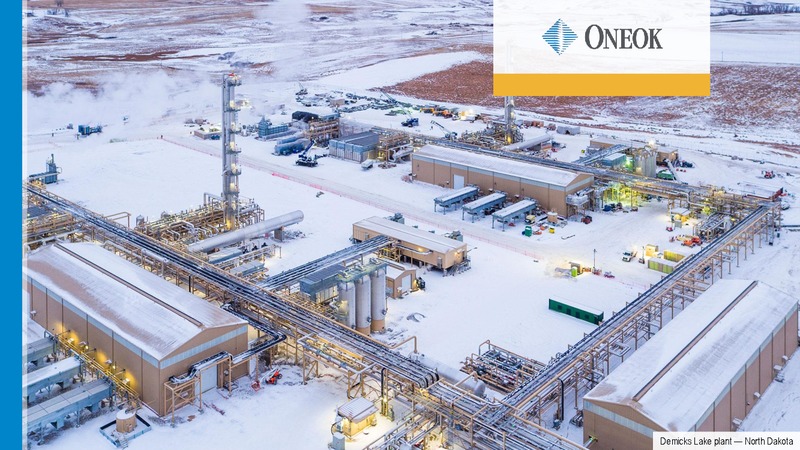 4Q 2019 and FY Results Earnings Presentation – Oneok Inc. – slide 14