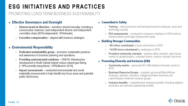 Credit Suisse Energy Conference – Oneok Inc. – slide 14