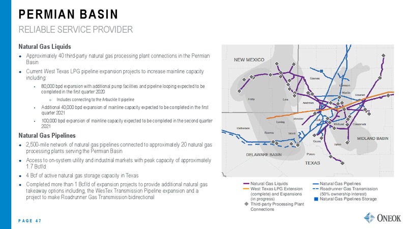 Credit Suisse Energy Conference – Oneok Inc. – slide 46