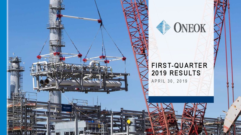 1Q 2019 Earnings Presentation – Oneok Inc. – slide 1