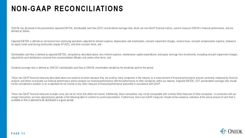 1Q 2019 Earnings Presentation – Oneok Inc. – slide 11