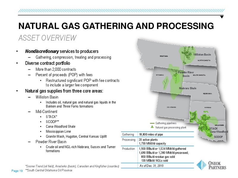 Tuohy Brothers All In Energy Conference – Oneok Inc. – slide 18