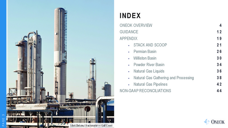 Barclays CEO Power Conference – Oneok Inc. – slide 2
