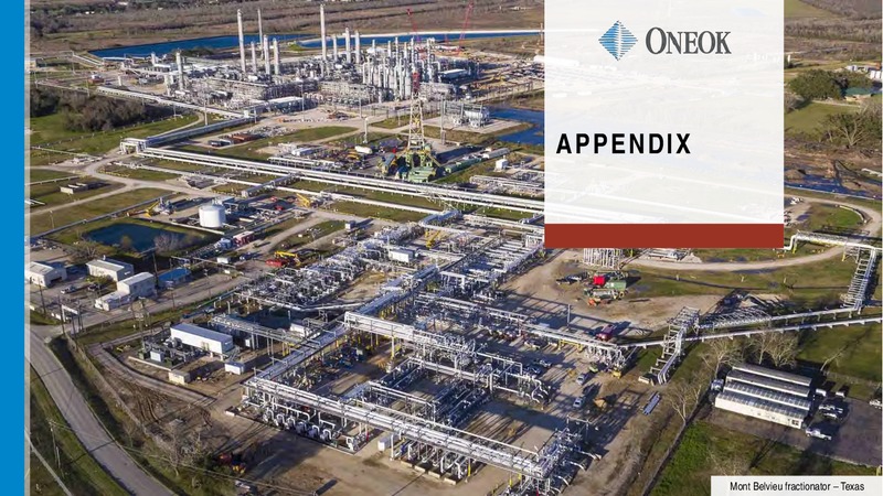 RBC Capital Markets Midstream Conference – Oneok Inc. – slide 25