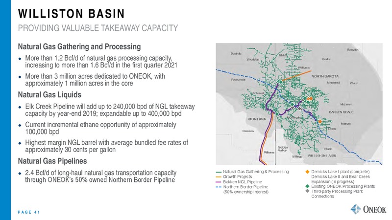 RBC Capital Markets Midstream Conference – Oneok Inc. – slide 40