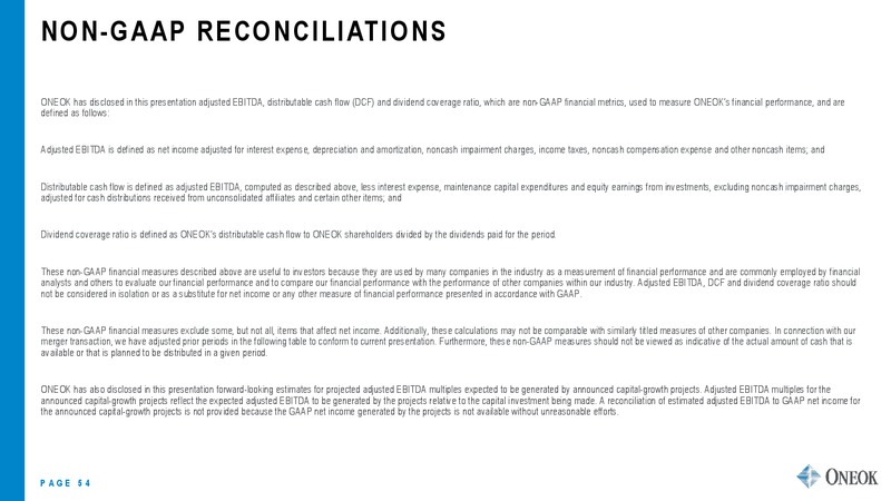 Wells Fargo Energy Symposium – Oneok Inc. – slide 53