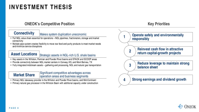 DECEMBER 2019 INVESTOR PRESENTATION – Oneok Inc. – slide 7