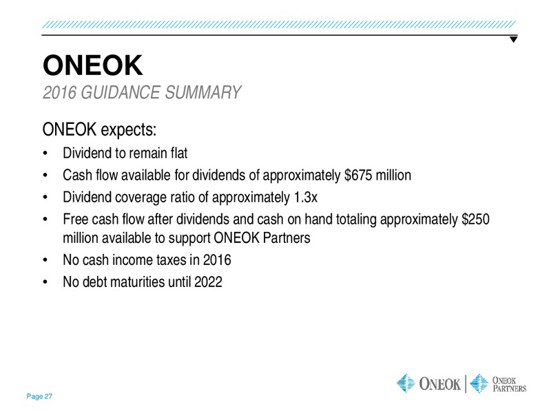 UBS MLP One on One Conference – Oneok Partners, L.P. – slide 26