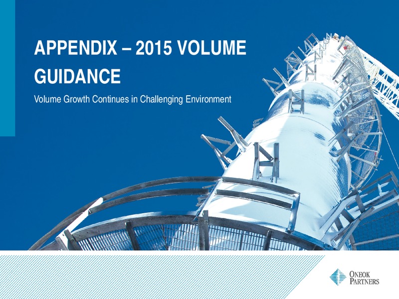 UBS MLP One on One Conference – Oneok Partners, L.P. – slide 33