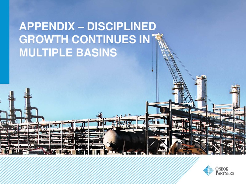 UBS MLP One on One Conference – Oneok Partners, L.P. – slide 43