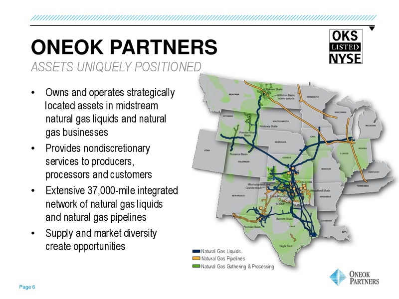 June 2016 MLPA Investor Conference Presentation – Oneok Inc. – slide 5