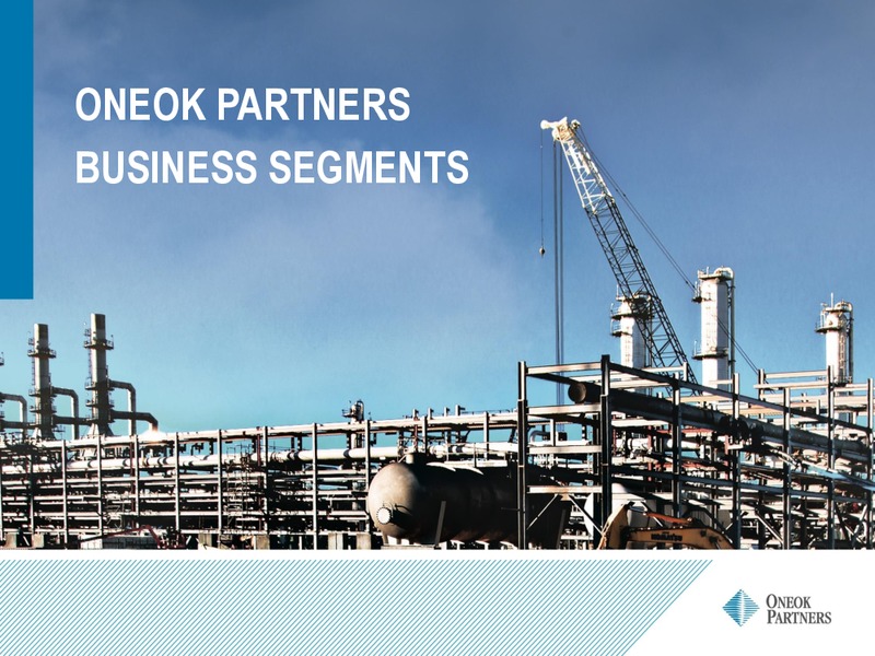 June 2016 MLPA Investor Conference Presentation – Oneok Inc. – slide 9