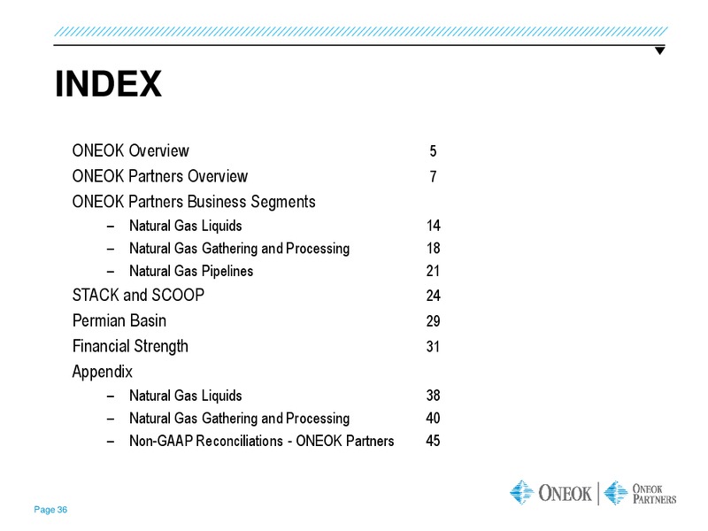 Wells Fargo Energy Symposium – Oneok Inc. – slide 35