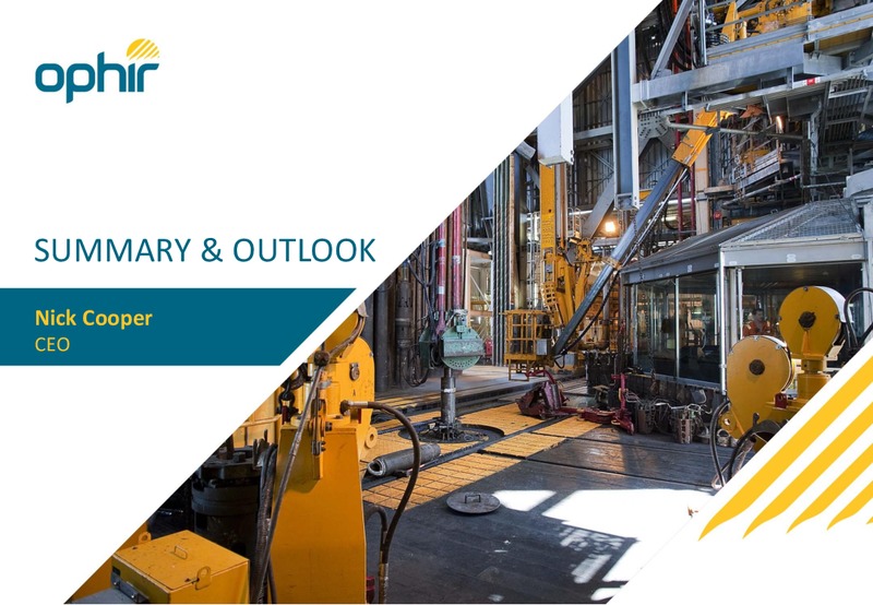 2016 Financial Results – Ophir Energy Plc – slide 29