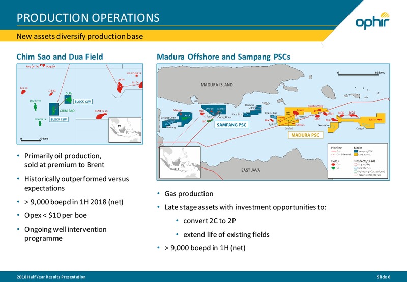 Half Year Results Presentation – Ophir Energy Plc – slide 6