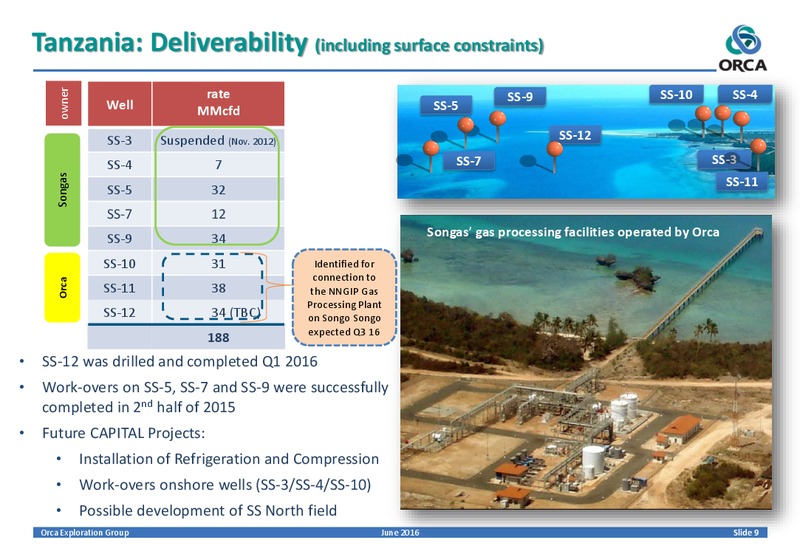 June 2016 Corporate Presentation – Orca Exploration Group, Inc. – slide 8