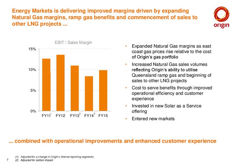 2015 Full Year Results Announcement – Origin Energy Ltd. – slide 6