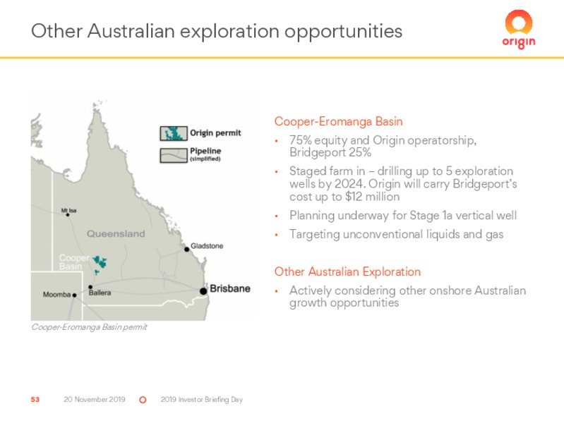 Investor Day 2019 – Origin Energy Ltd. – slide 53