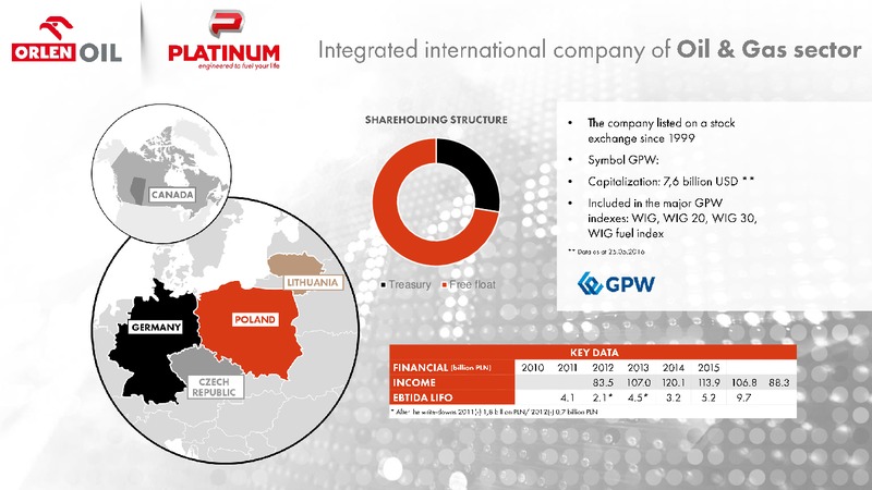 July 2017 Corporate Presentation – Orlen Upstream – slide 4