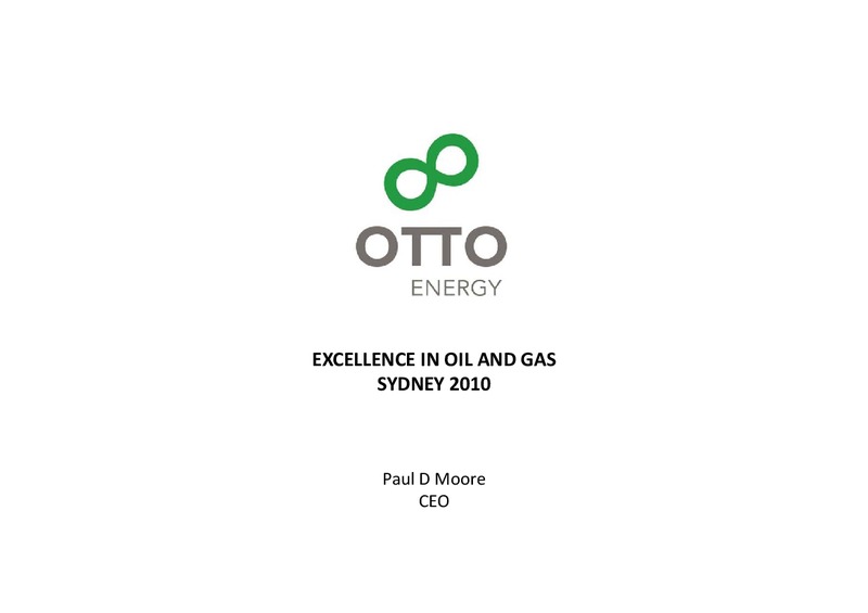 April 2010 Investor Presentation – Otto Energy Limited – slide 1
