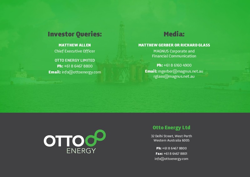 April 2015 Investor Presentation – Otto Energy Limited – slide 21