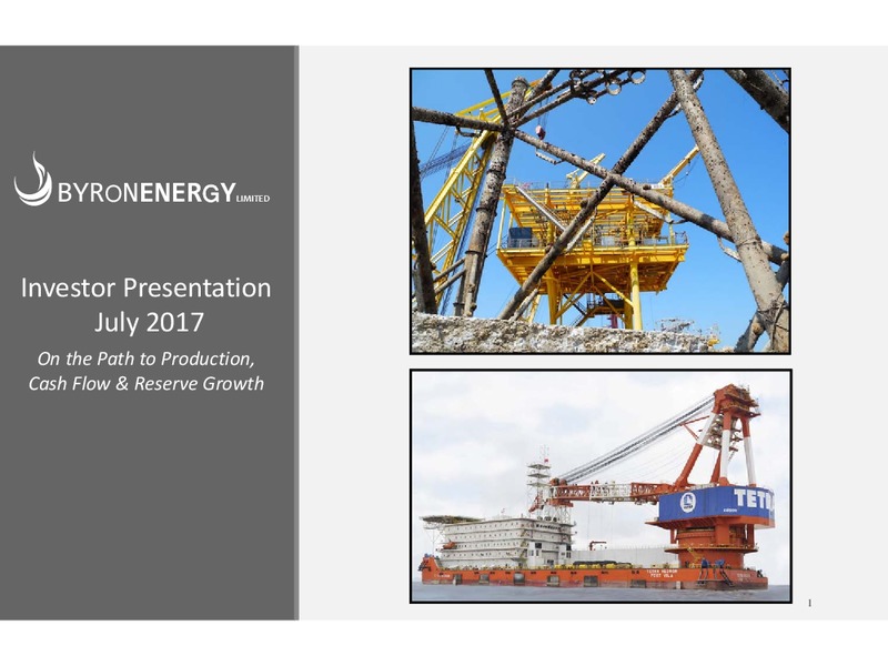 July 2017 Investor Update – Otto Energy Limited – slide 17