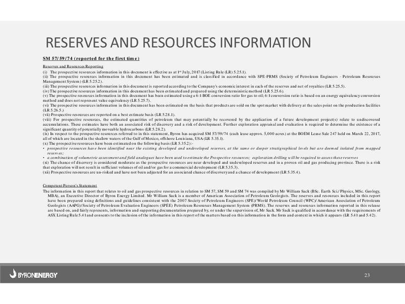 July 2017 Investor Update – Otto Energy Limited – slide 37