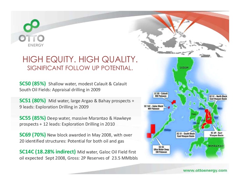 September 2008 Investor Presentation – Otto Energy Limited – slide 10
