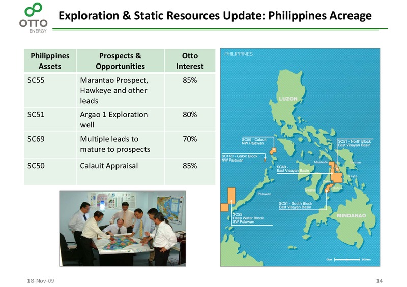 November 2009 Investor Presentation – Otto Energy Limited – slide 13