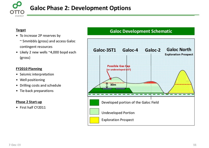 December 2009 Investor Presentation – Otto Energy Limited – slide 10