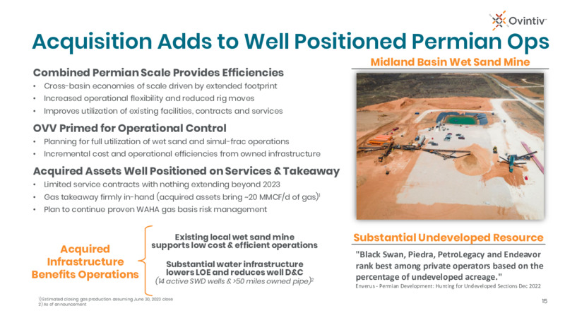 Midland Basin Acquisition – Ovintiv Inc – slide 13