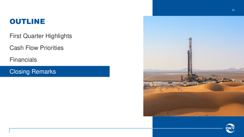 1Q 2023 Earnings Presentation – Occidental Petroleum Corp – slide 12