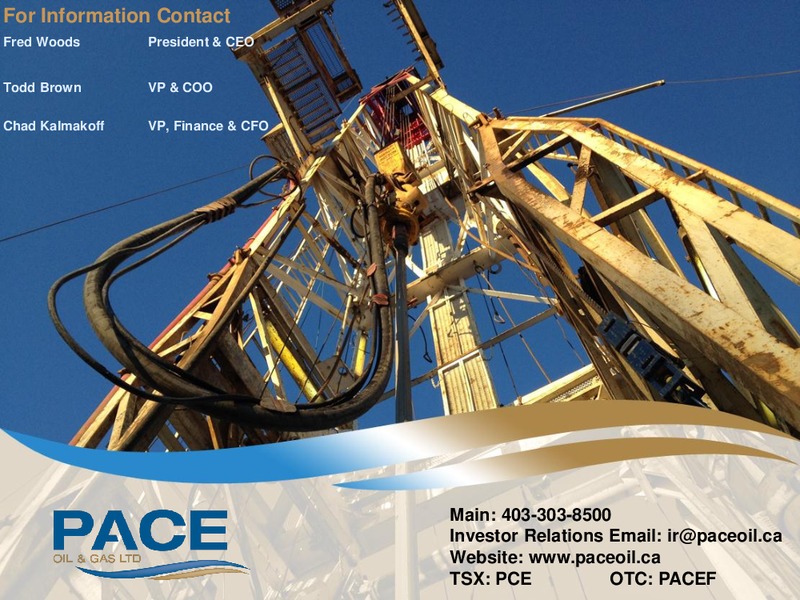 GLOBAL HUNTER SECURITIES 100 ENERGY CONFERENCE – Pace Oil & Gas Ltd. – slide 35