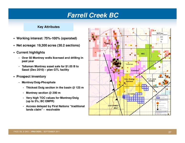 IPAAS 9TH ANNUAL OIL & GAS INVESTMENT SYMPOSIUM – Pace Oil & Gas Ltd. – slide 26