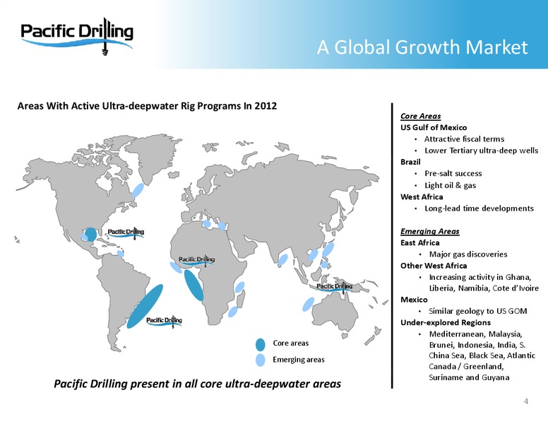 40TH ANNUAL HOWARD WEIL ENERGY CONFERENCE – Pacific Drilling S.A. – slide 3