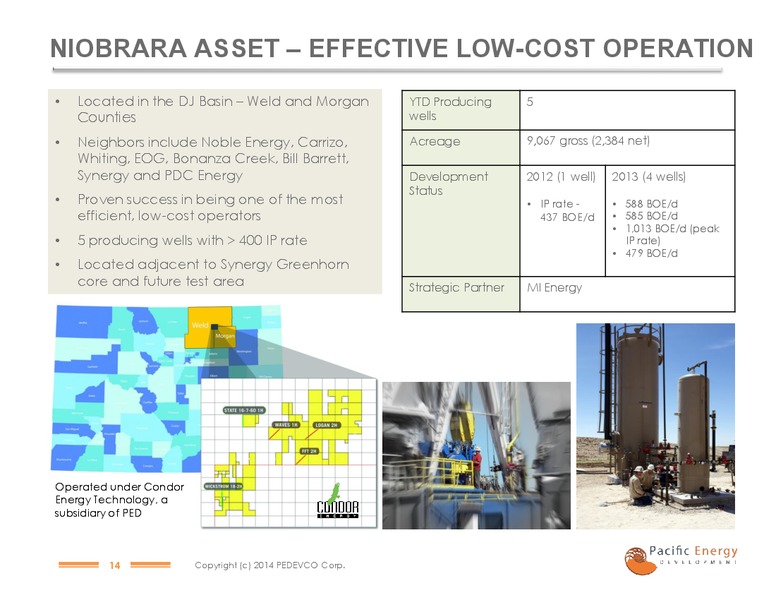 IPAA OGIS PRESENTATION – Pacific Energy Development – slide 12