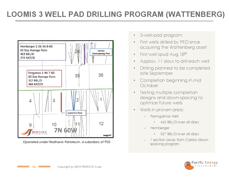 IPAA OGIS PRESENTATION – Pacific Energy Development – slide 14