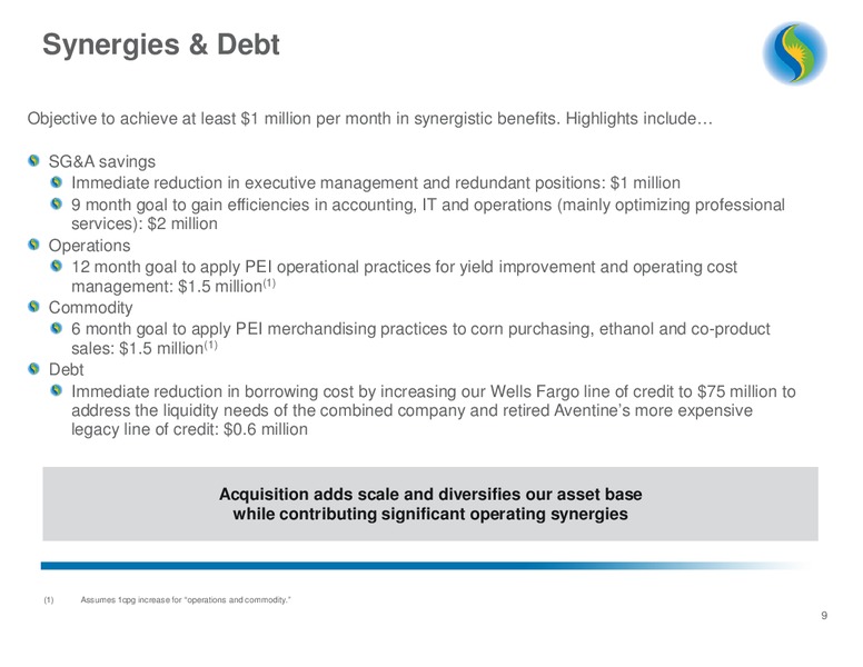 Q2 2015 Earnings Call – PACIFIC ETHANOL INC. – slide 9