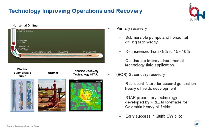 Investor Open House – Pacific Rubiales Energy Corp. – slide 38