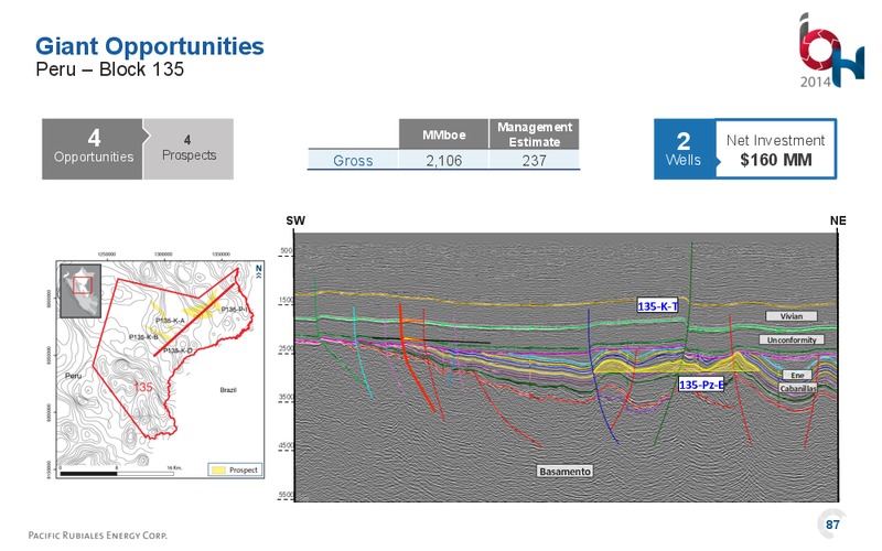 Investor Open House – Pacific Rubiales Energy Corp. – slide 86
