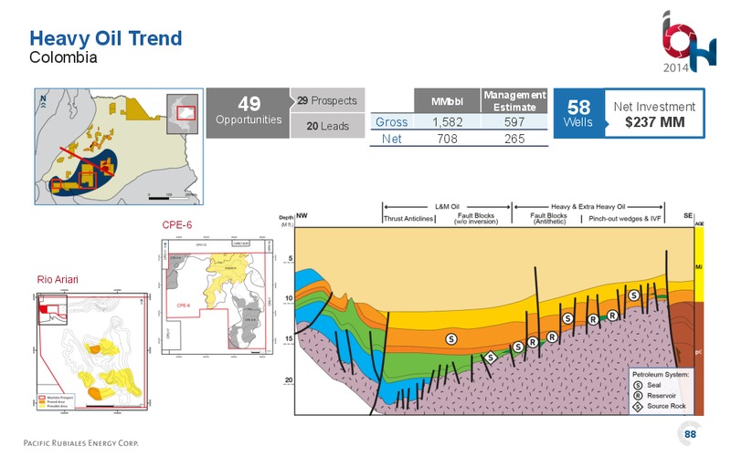 Investor Open House – Pacific Rubiales Energy Corp. – slide 87
